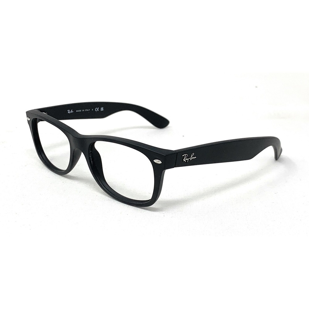 Ray-Ban RB 2132 622 52-18-145 New Wayfarer Black Rubber Sunglasses (FRAMES ONLY)